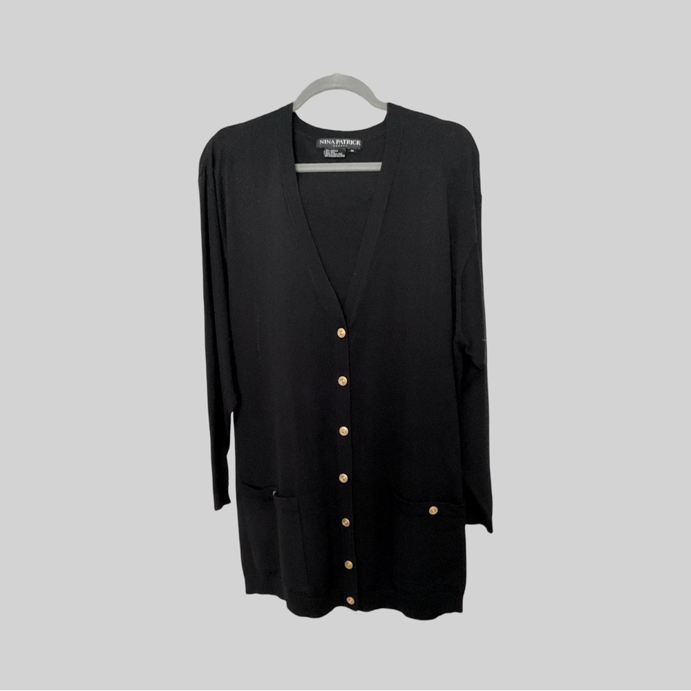 Nina Patrick Wool Blend Cardigan